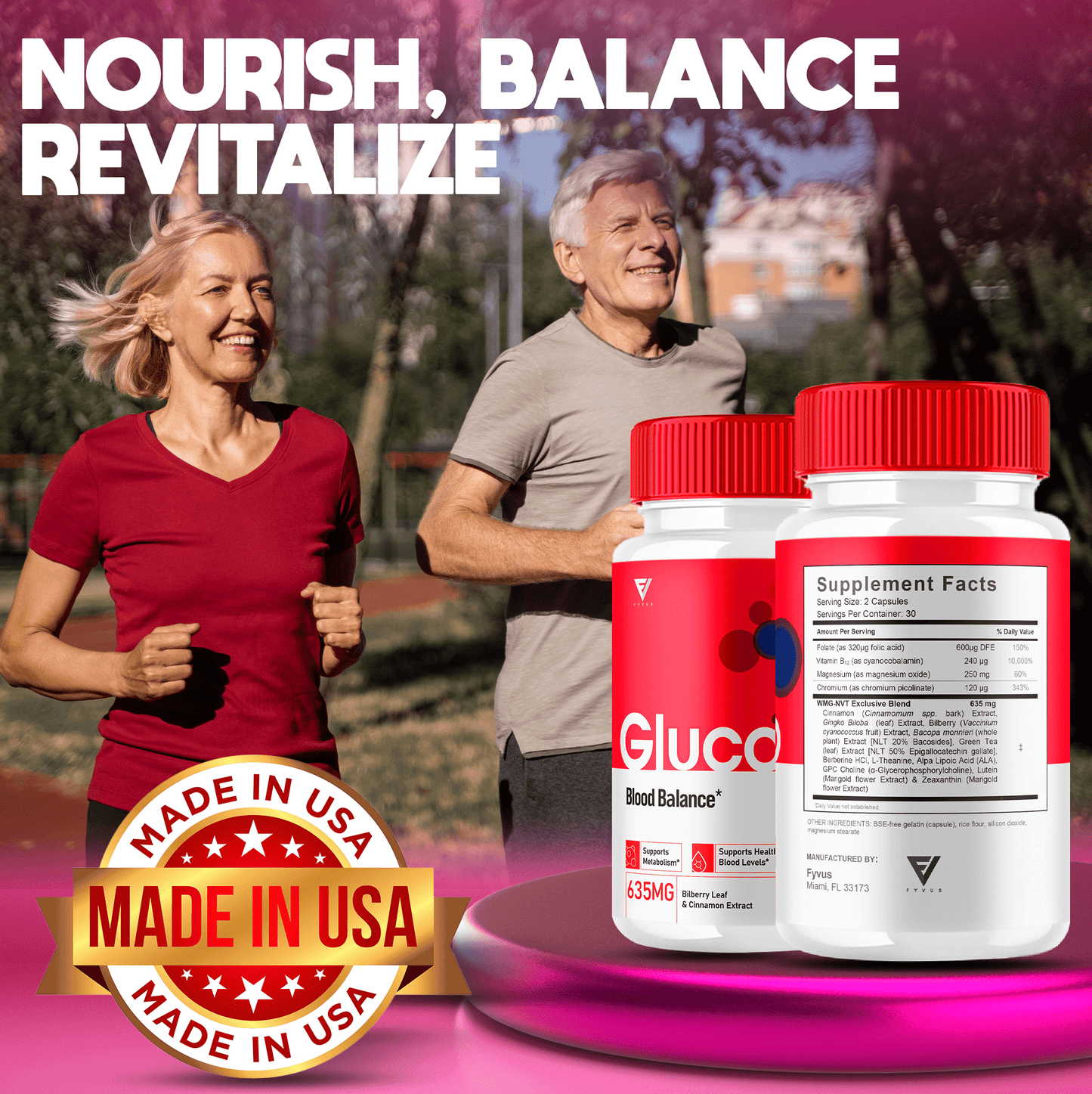 GlucoBio Glycogen Support Capsules - Vitamin Place - Blood Sugar Capsules