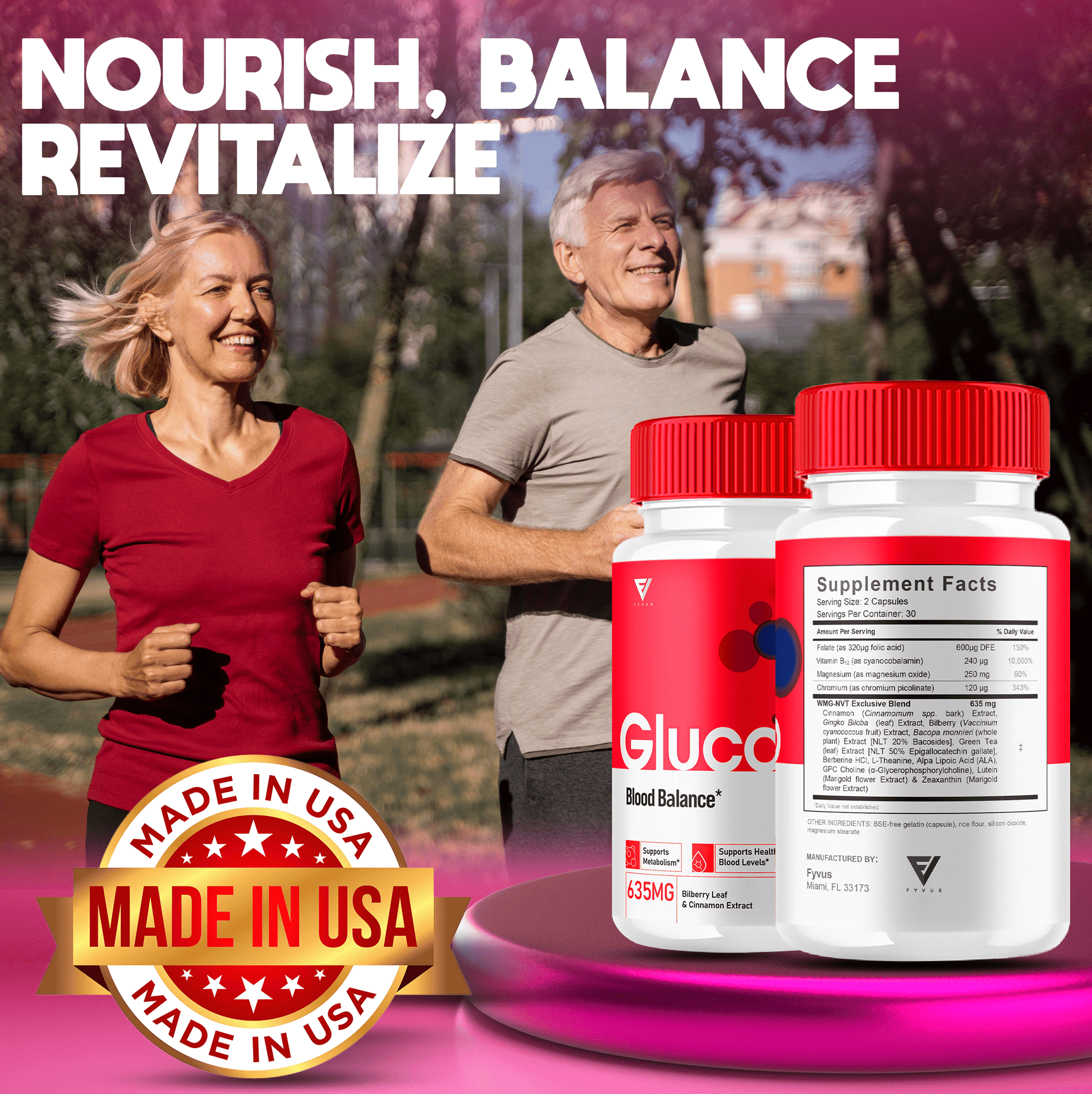 GlucoBio Glycogen Support Capsules - Vitamin Place - Blood Sugar Capsules