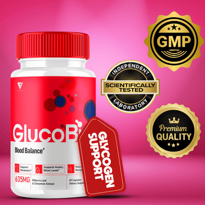 GlucoBio Glycogen Support Capsules - Vitamin Place - Blood Sugar Capsules
