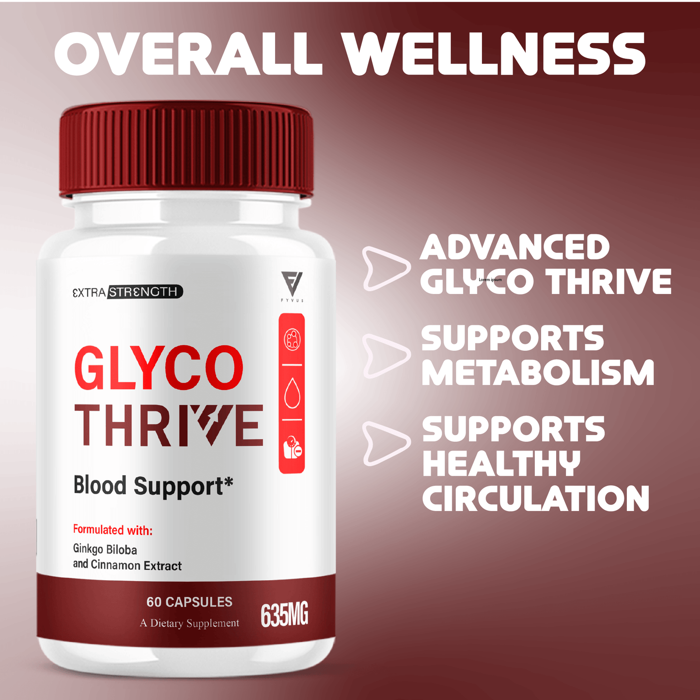 Glyco Thrive Capsules - Vitamin Place - Circulation & Wellness Support