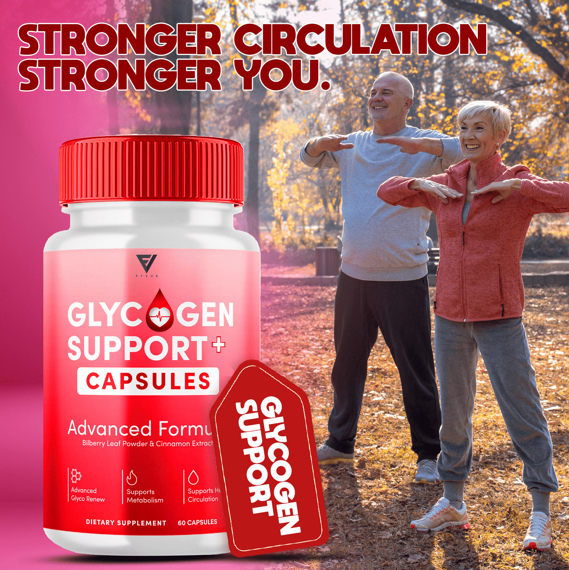 Glycogen Support Glycogen Capsules - Vitamin Place - Blood Sugar Capsules