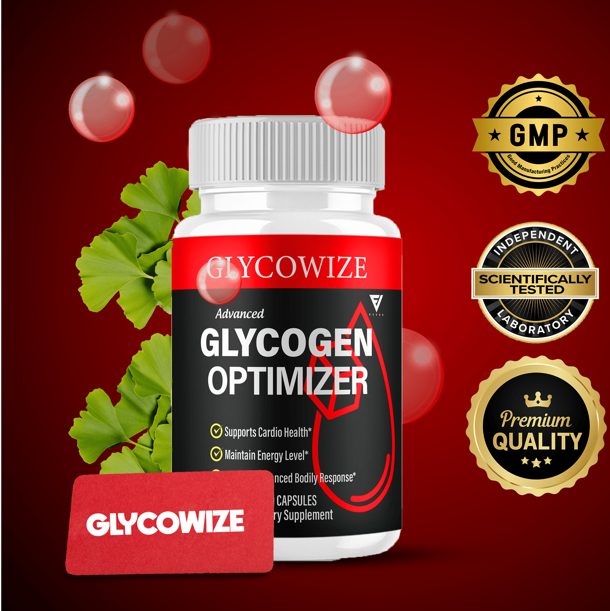 Glycowize Glycogen Support Capsules - Vitamin Place - Blood Sugar Capsules