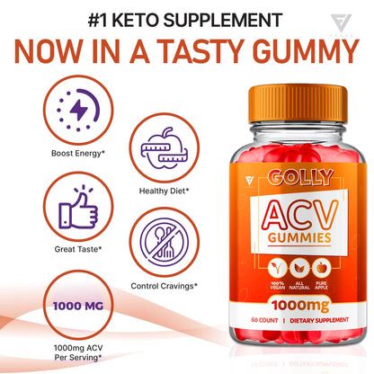 Golly - Keto ACV Gummies - Vitamin Place