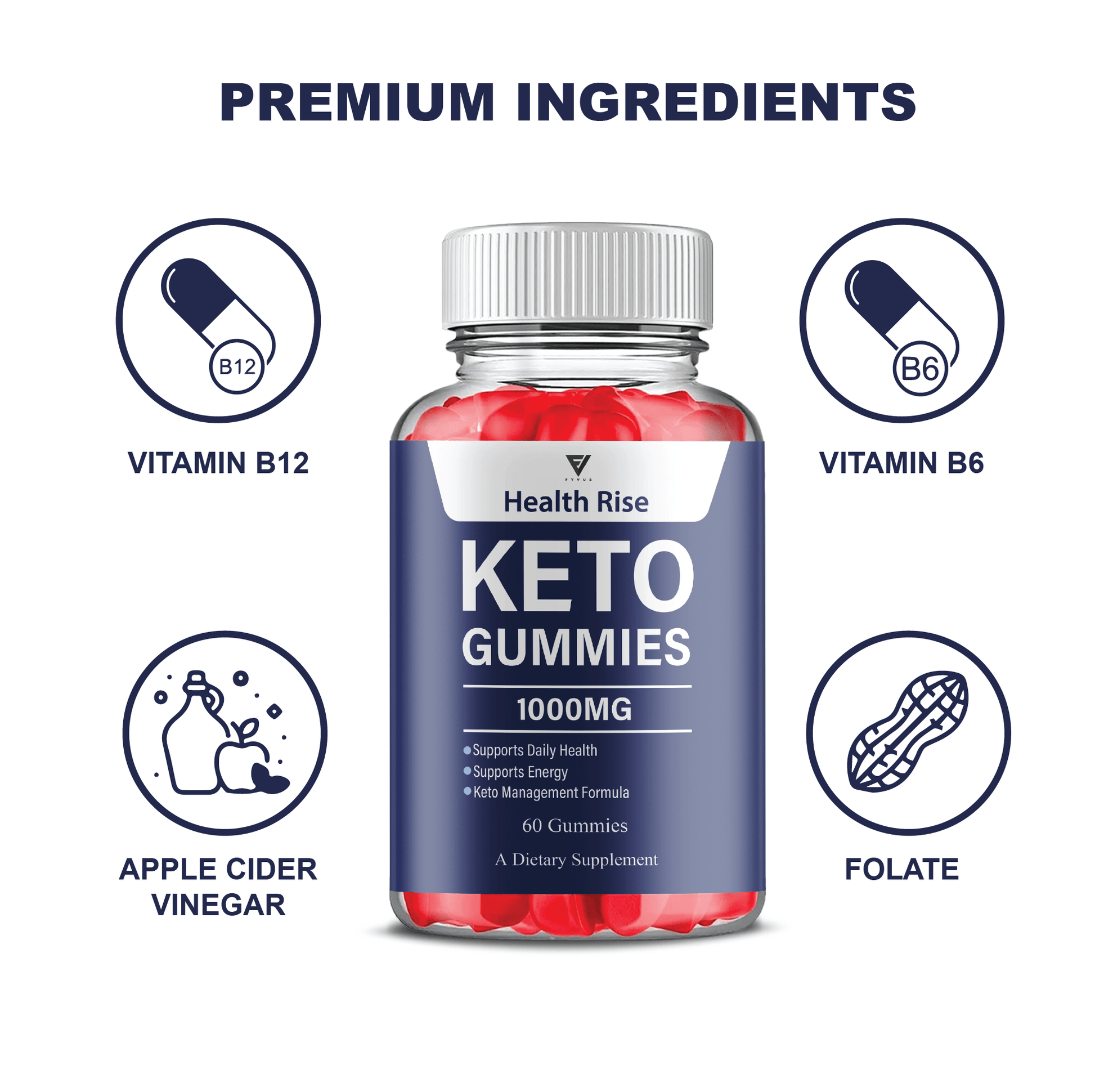 Health Rise Keto Gummies - Vitamin Place