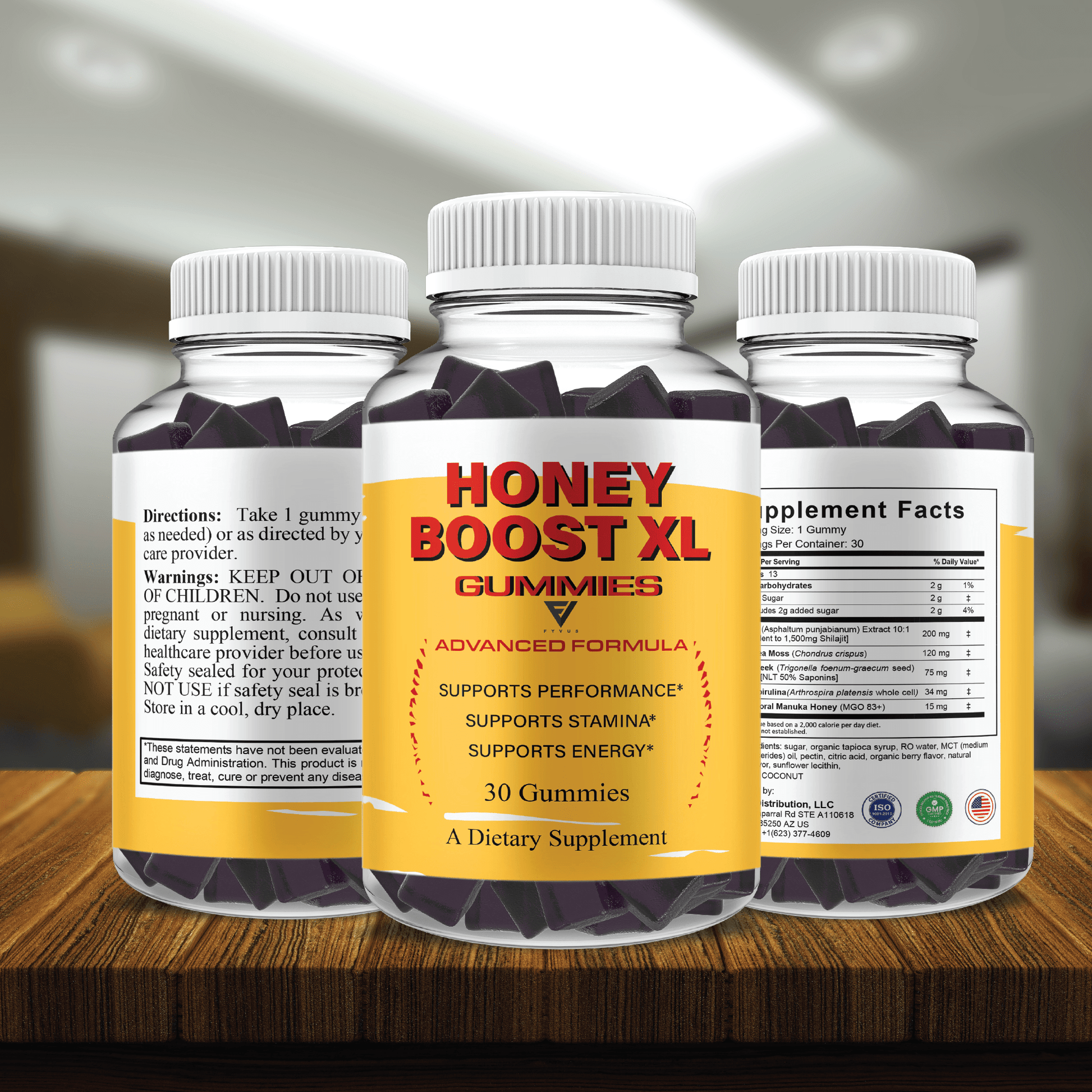 Honey Boost XL Gummies - Vitamin Place - Men's Health