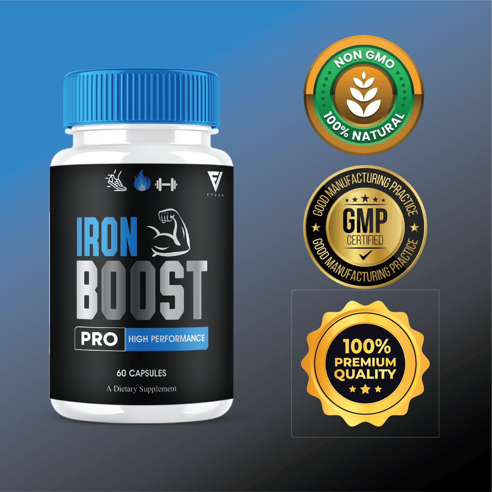 Iron Boost Pro Capsules - Vitamin Place - Men's Health
