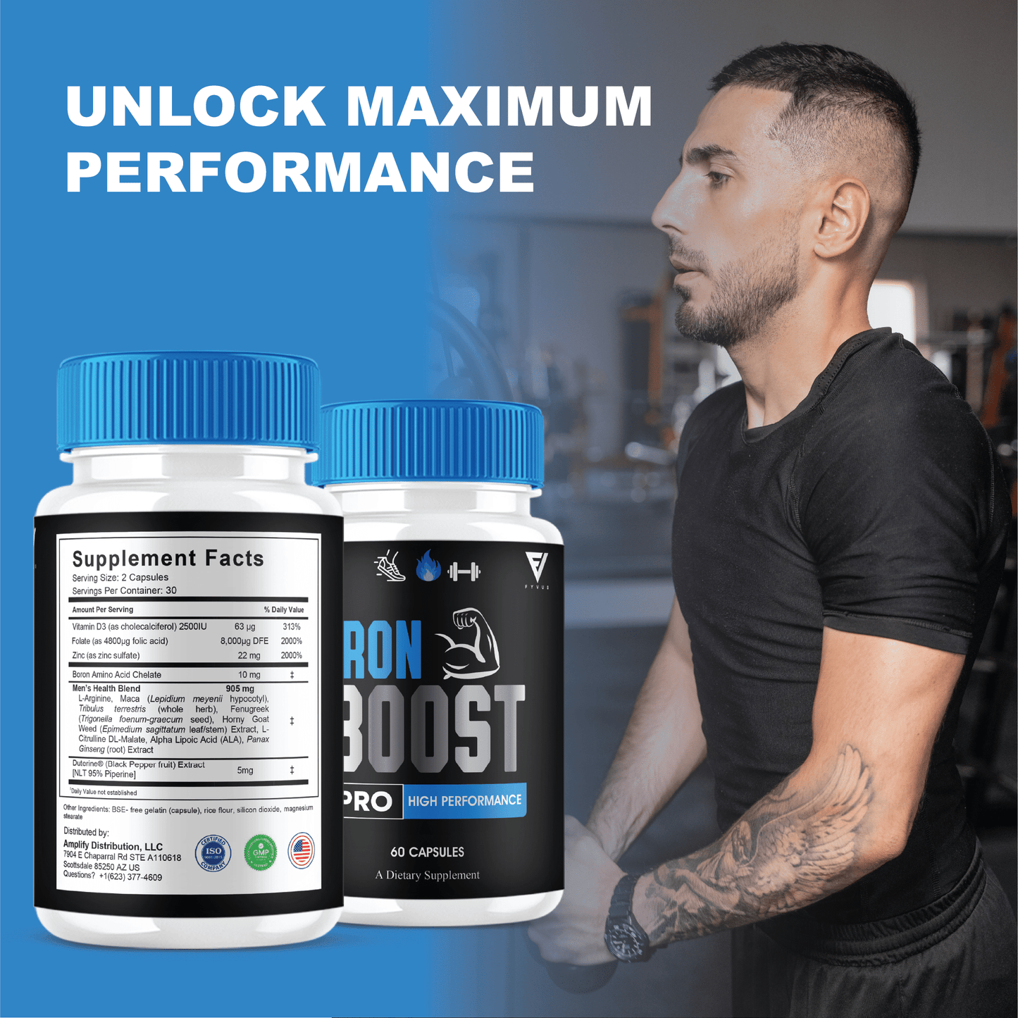 Iron Boost Pro Capsules - Vitamin Place - Men's Health
