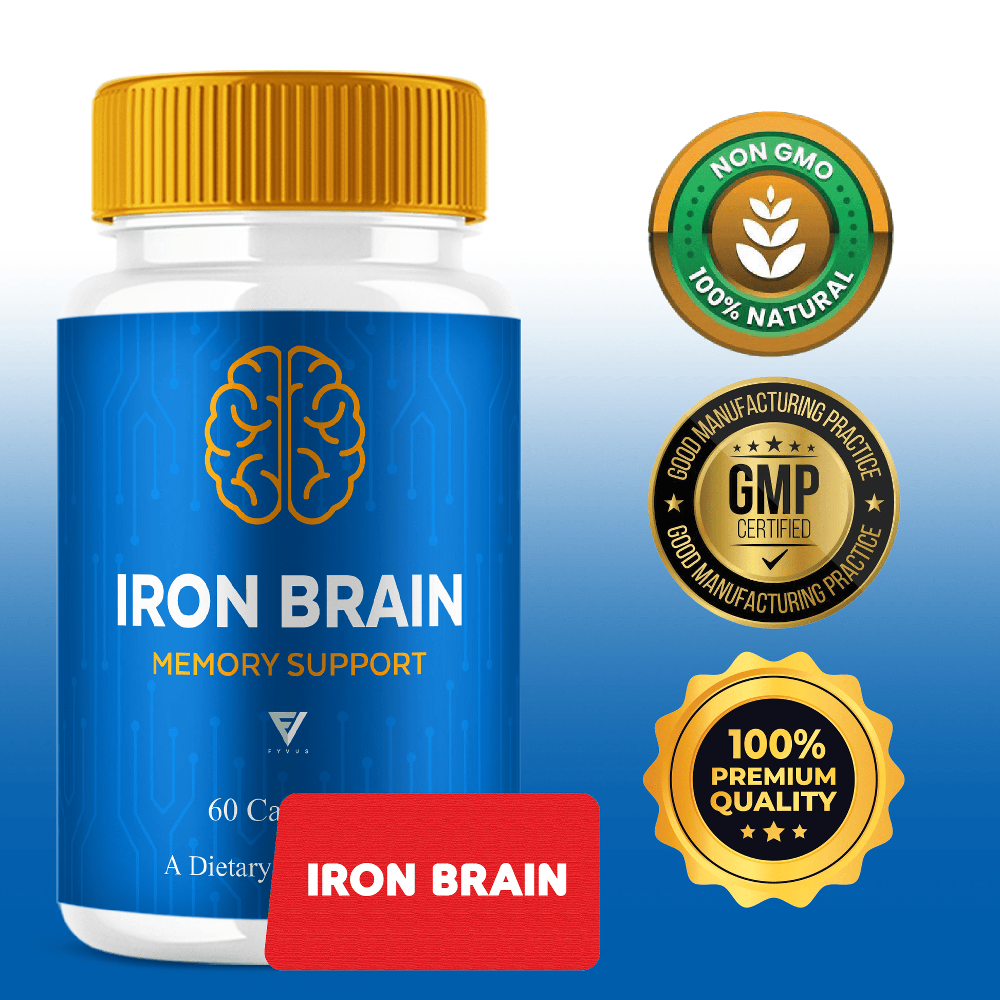 Iron Brain Capsules - Vitamin Place - Brain & Cognitive