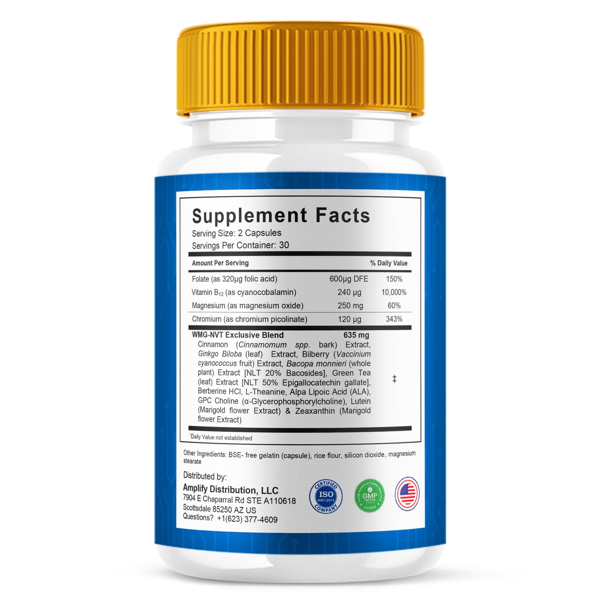 Iron Brain Capsules - Vitamin Place - Brain & Cognitive