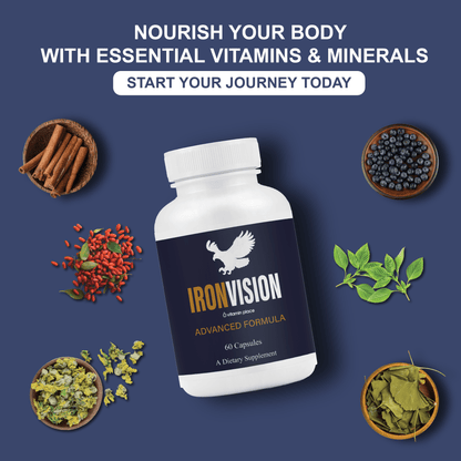Iron Vision Eye Health Capsules - Vitamin Place - Brain & Cognitive