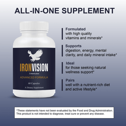 Iron Vision Eye Health Capsules - Vitamin Place - Brain & Cognitive