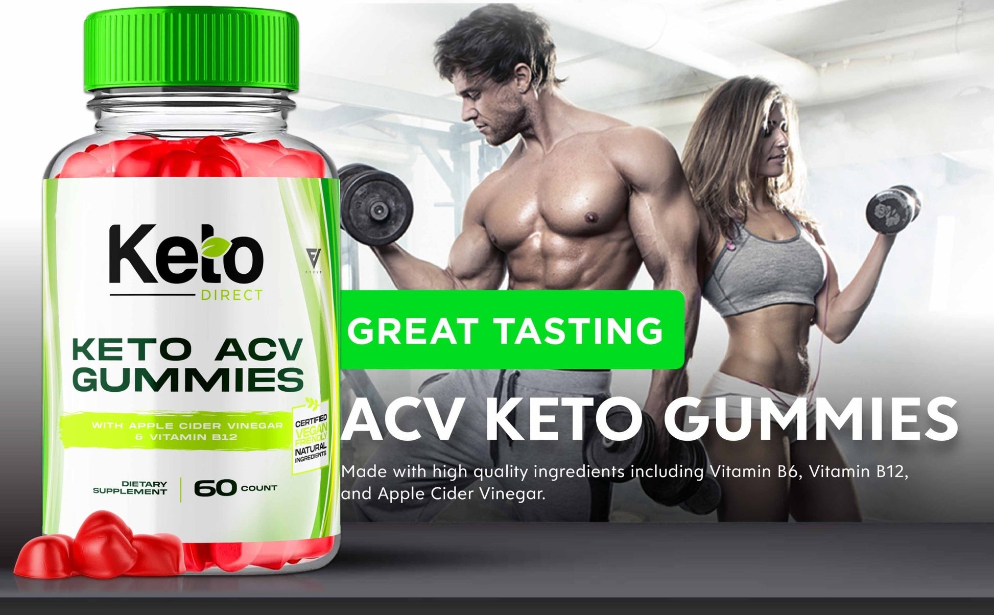 Keto Direct - Keto ACV Gummies - Vitamin Place