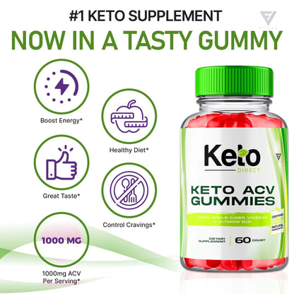 Keto Direct - Keto ACV Gummies - Vitamin Place