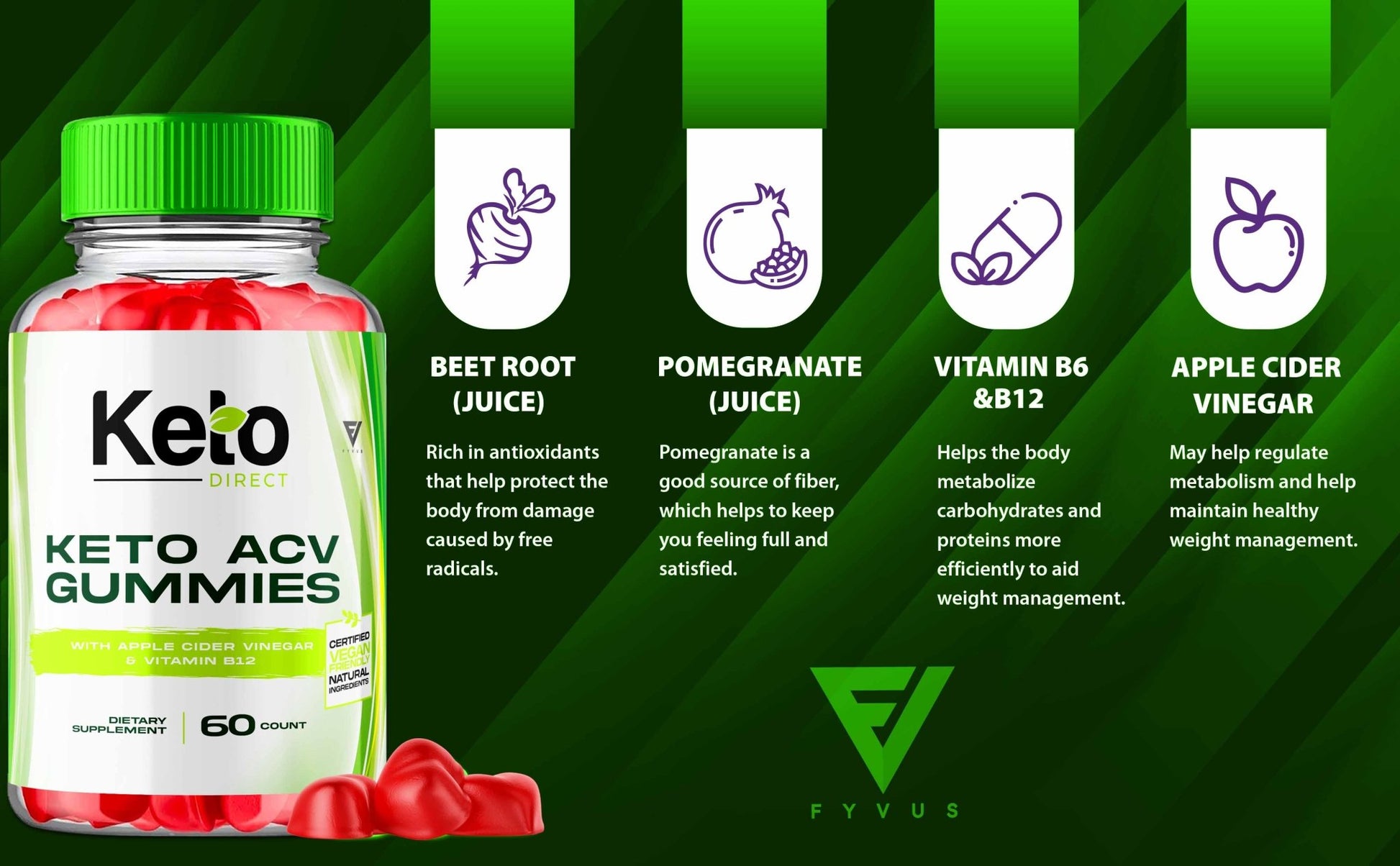 Keto Direct - Keto ACV Gummies - Vitamin Place