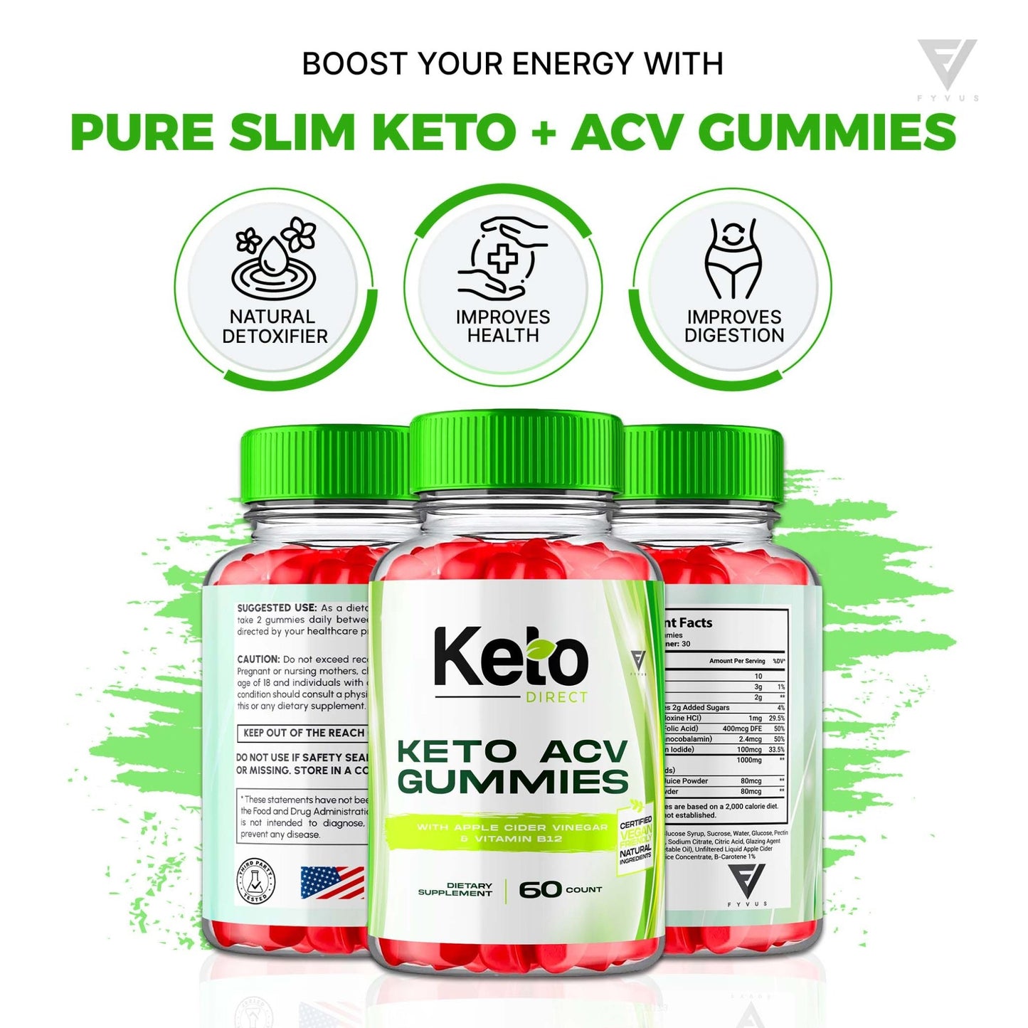 Keto Direct - Keto ACV Gummies - Vitamin Place