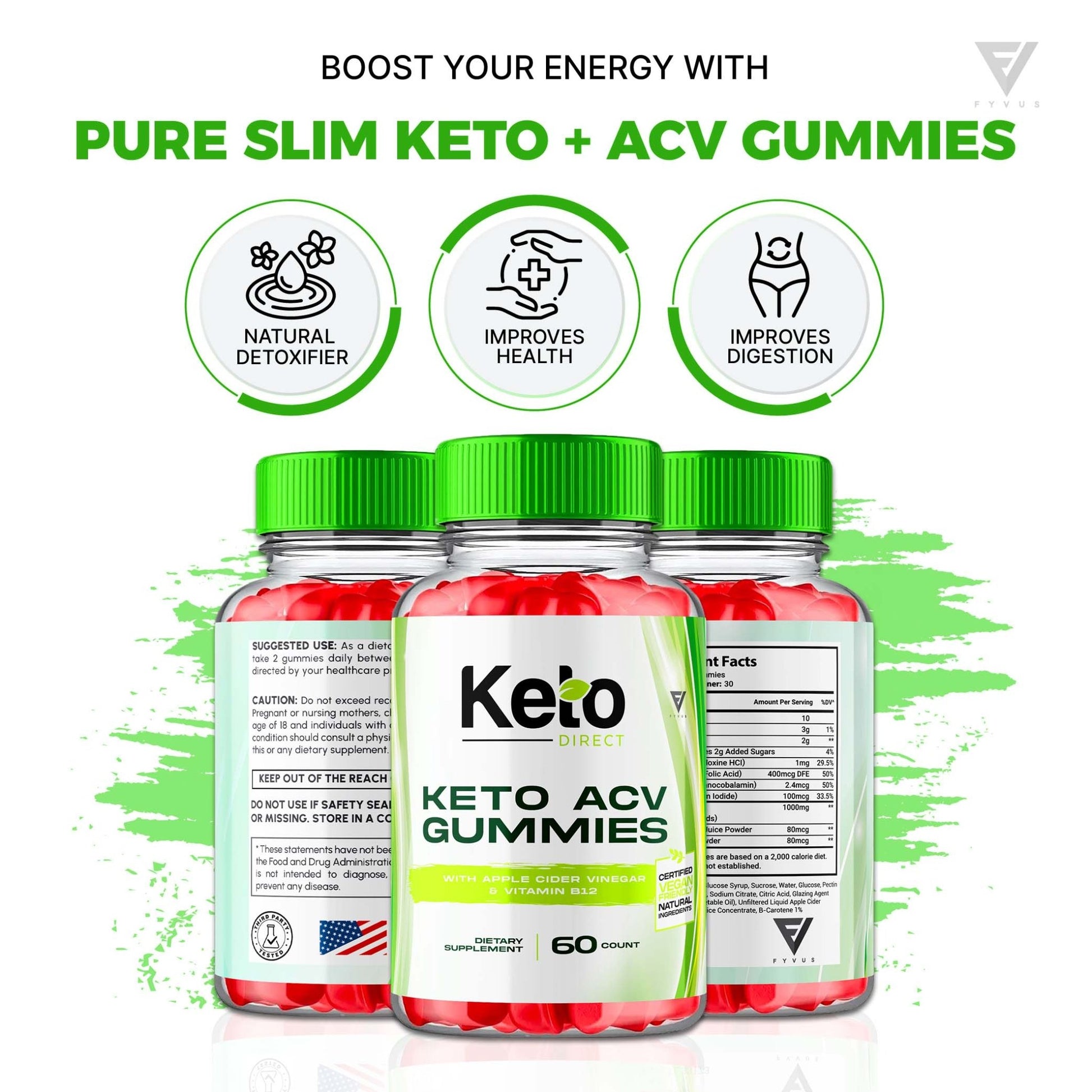 Keto Direct - Keto ACV Gummies - Vitamin Place