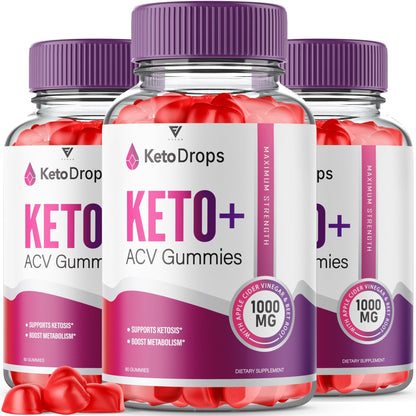 Keto Drops - Keto ACV Gummies - Vitamin Place - Apple Cider Vinegar Gummies