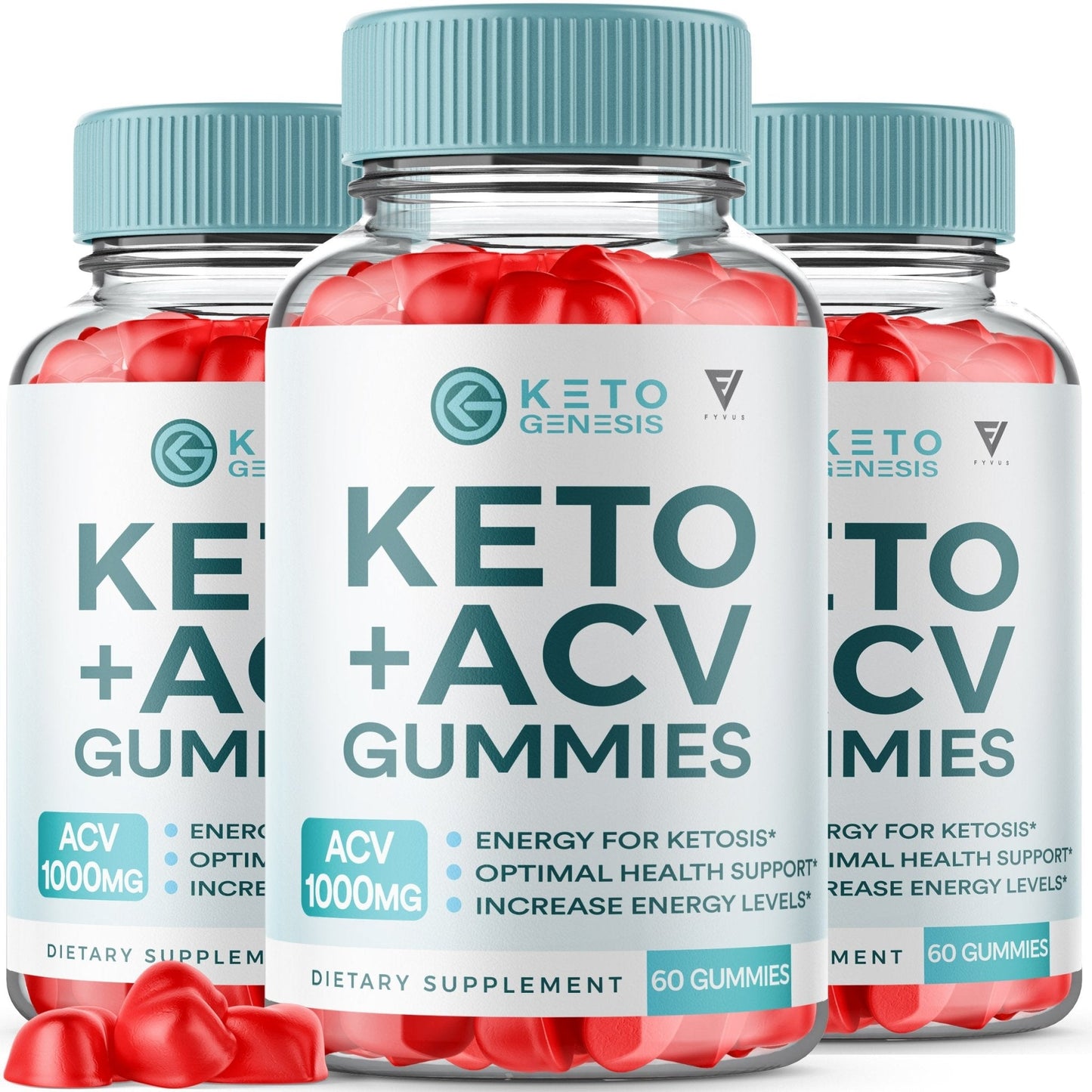 Keto Genesis - Keto ACV Gummies - Vitamin Place - Apple Cider Vinegar Gummies