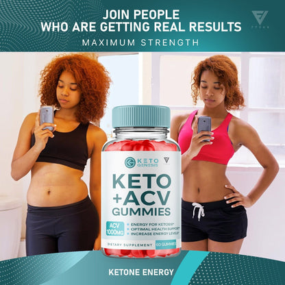 Keto Genesis - Keto ACV Gummies - Vitamin Place - Apple Cider Vinegar Gummies
