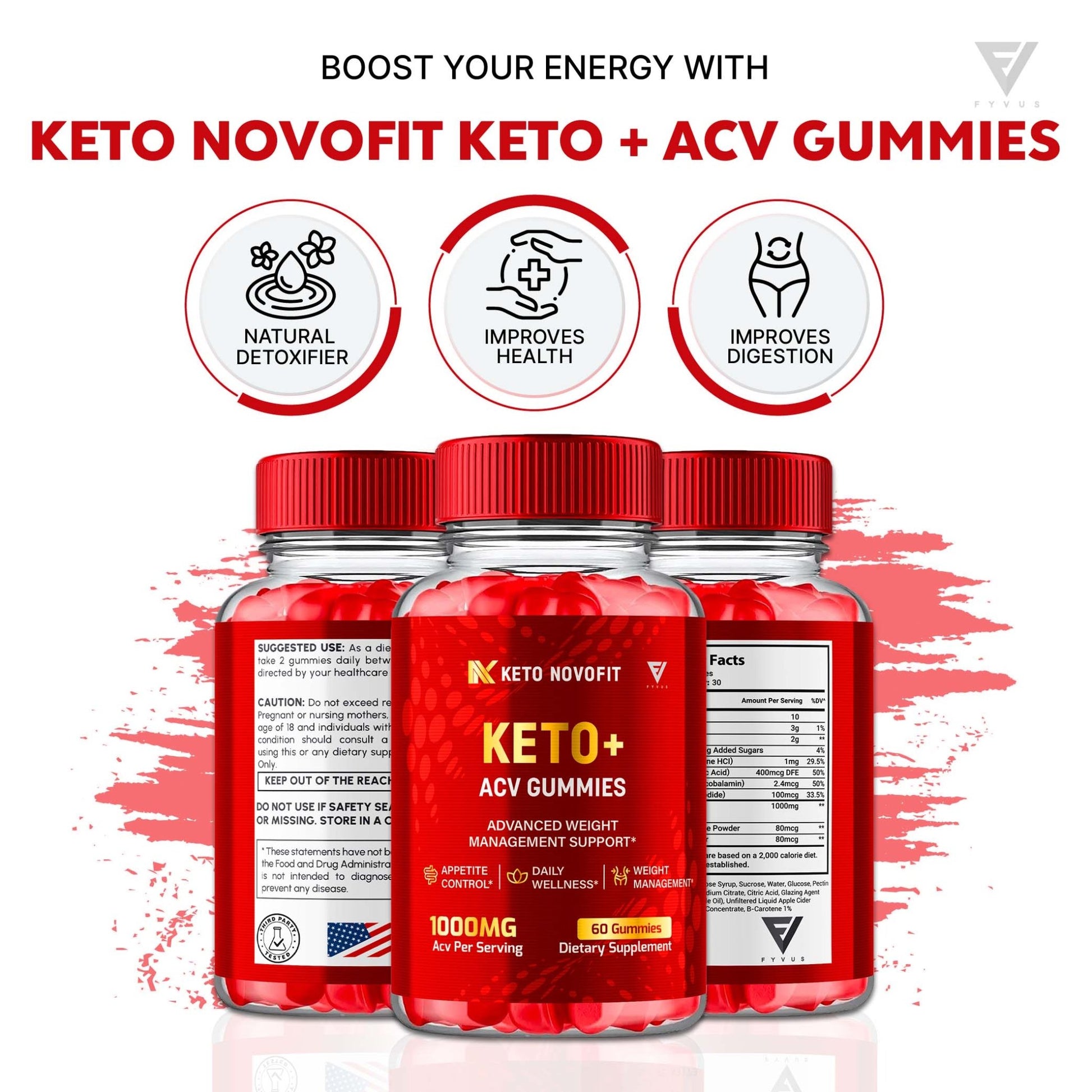 Keto Novofit - Keto ACV Gummies - Vitamin Place
