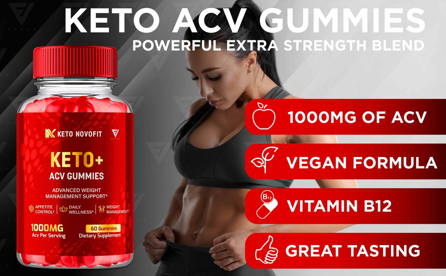 Keto Novofit - Keto ACV Gummies - Vitamin Place