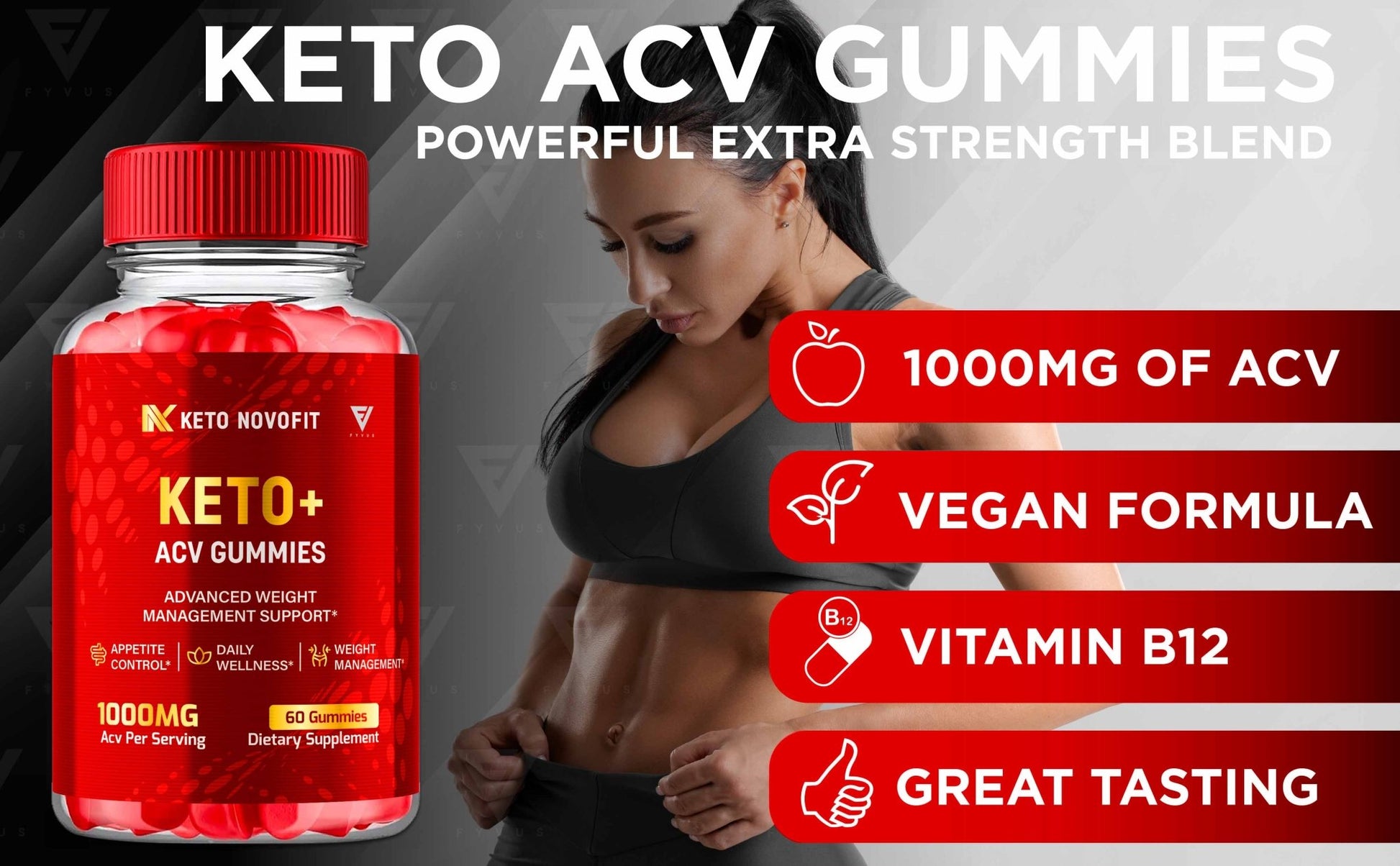 Keto Novofit - Keto ACV Gummies - Vitamin Place