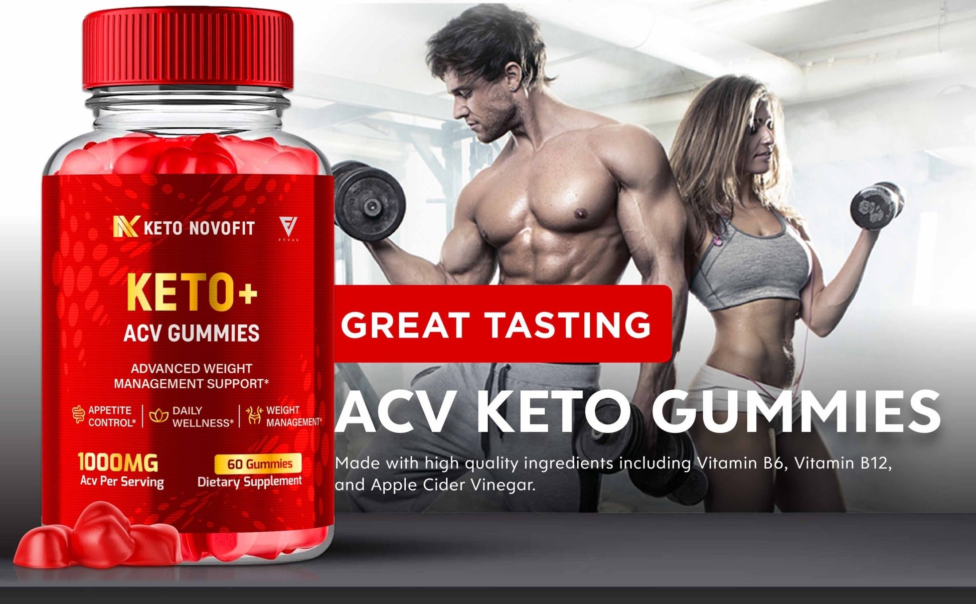 Keto Novofit - Keto ACV Gummies - Vitamin Place