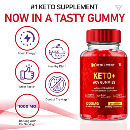 Keto Novofit - Keto ACV Gummies - Vitamin Place