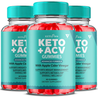 Keto Pure Keto ACV Gummies - Vitamin Place - Apple Cider Vinegar Gummies