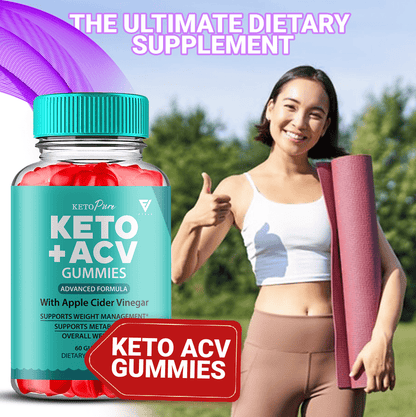Keto Pure Keto ACV Gummies - Vitamin Place - Apple Cider Vinegar Gummies