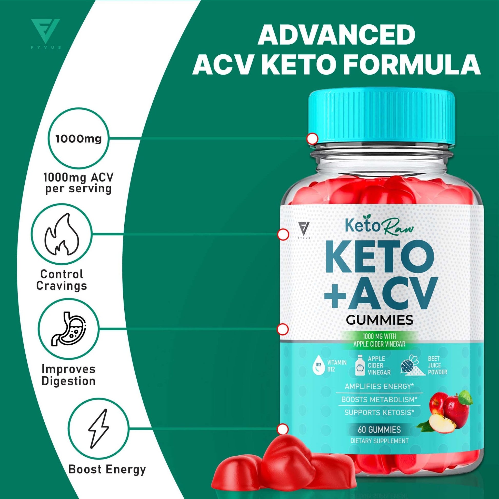 Keto Raw - Keto ACV Gummies - Vitamin Place