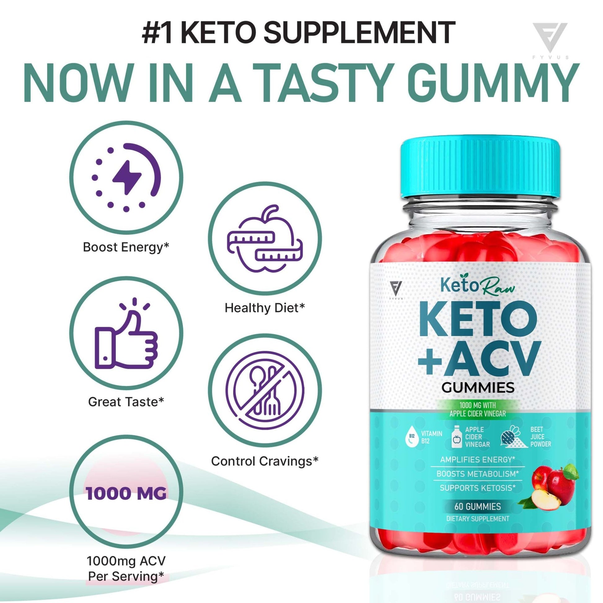 Keto Raw - Keto ACV Gummies - Vitamin Place