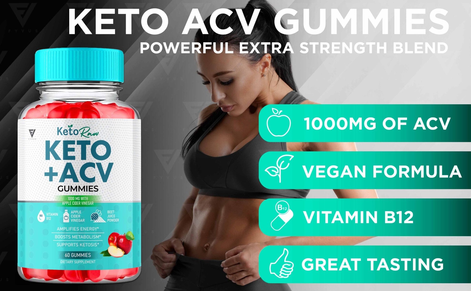Keto Raw - Keto ACV Gummies - Vitamin Place