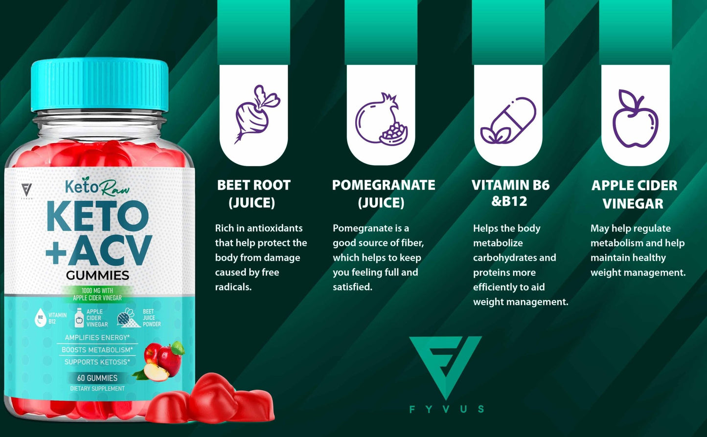 Keto Raw - Keto ACV Gummies - Vitamin Place