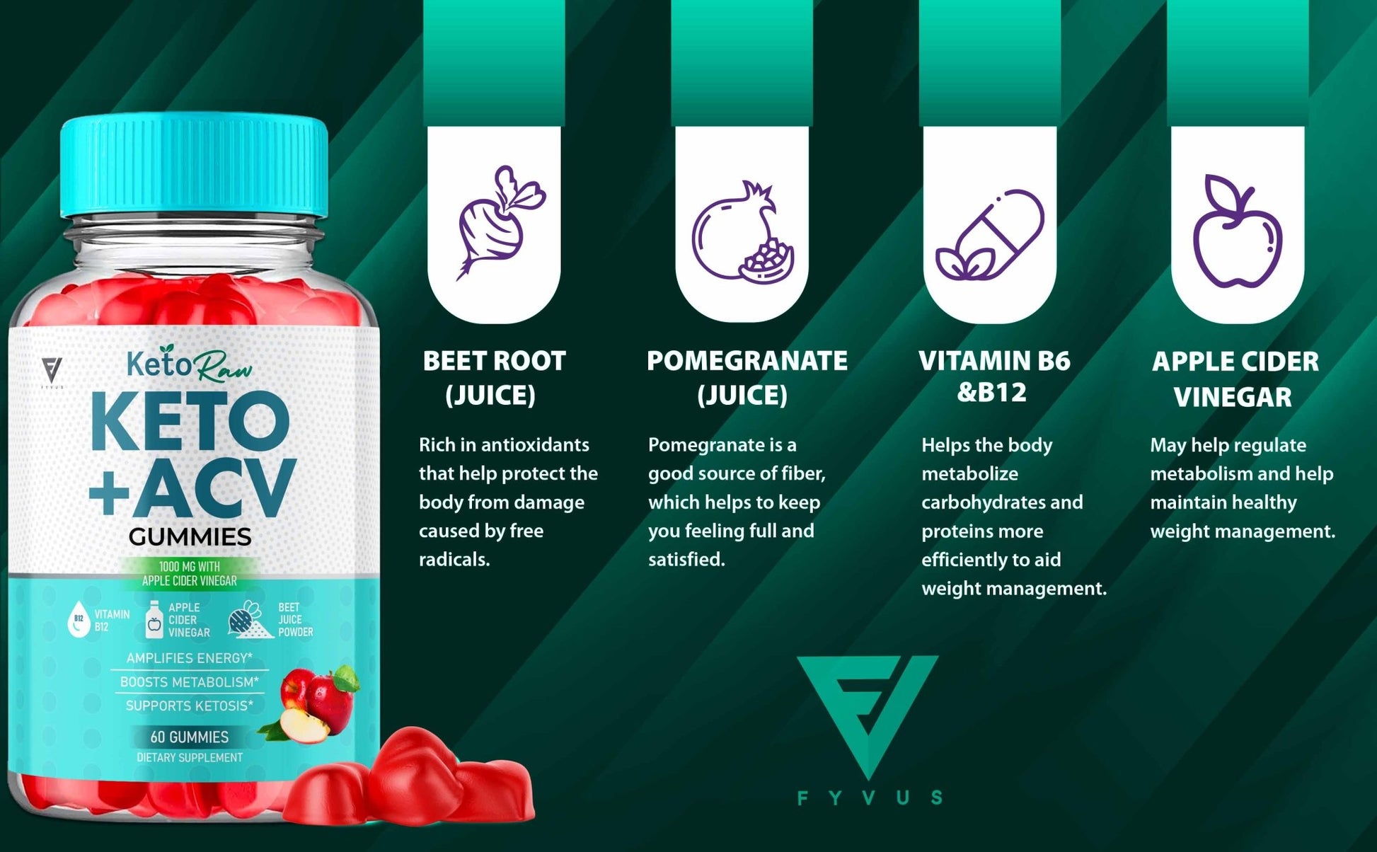 Keto Raw - Keto ACV Gummies - Vitamin Place
