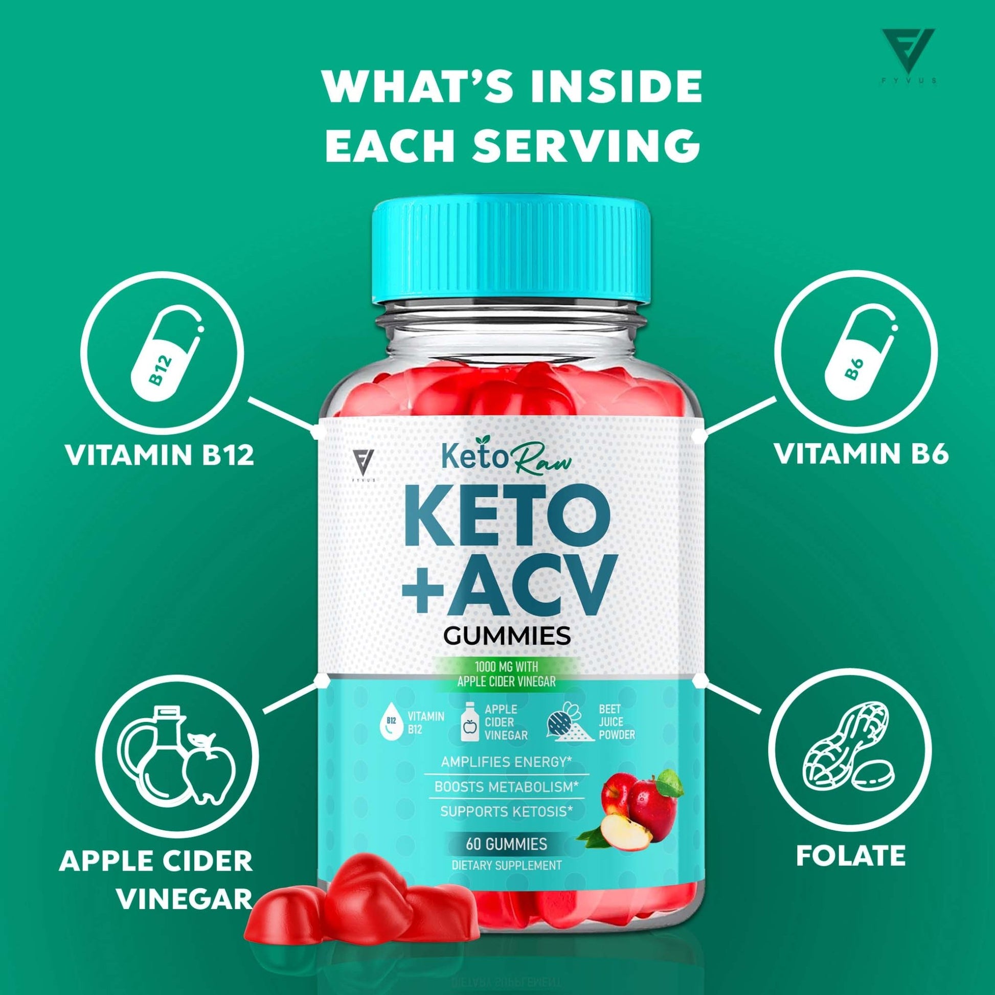 Keto Raw - Keto ACV Gummies - Vitamin Place