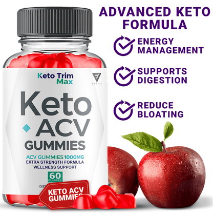 Keto Trim Max Keto ACV Gummies - Vitamin Place - Apple Cider Vinegar Gummies