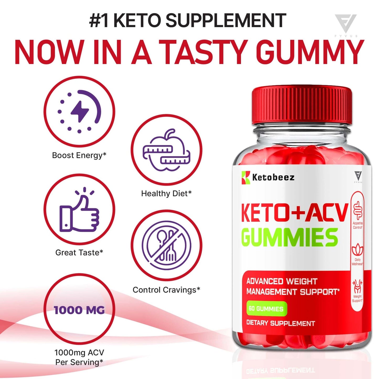 Ketobeez - Keto ACV Gummies - Vitamin Place