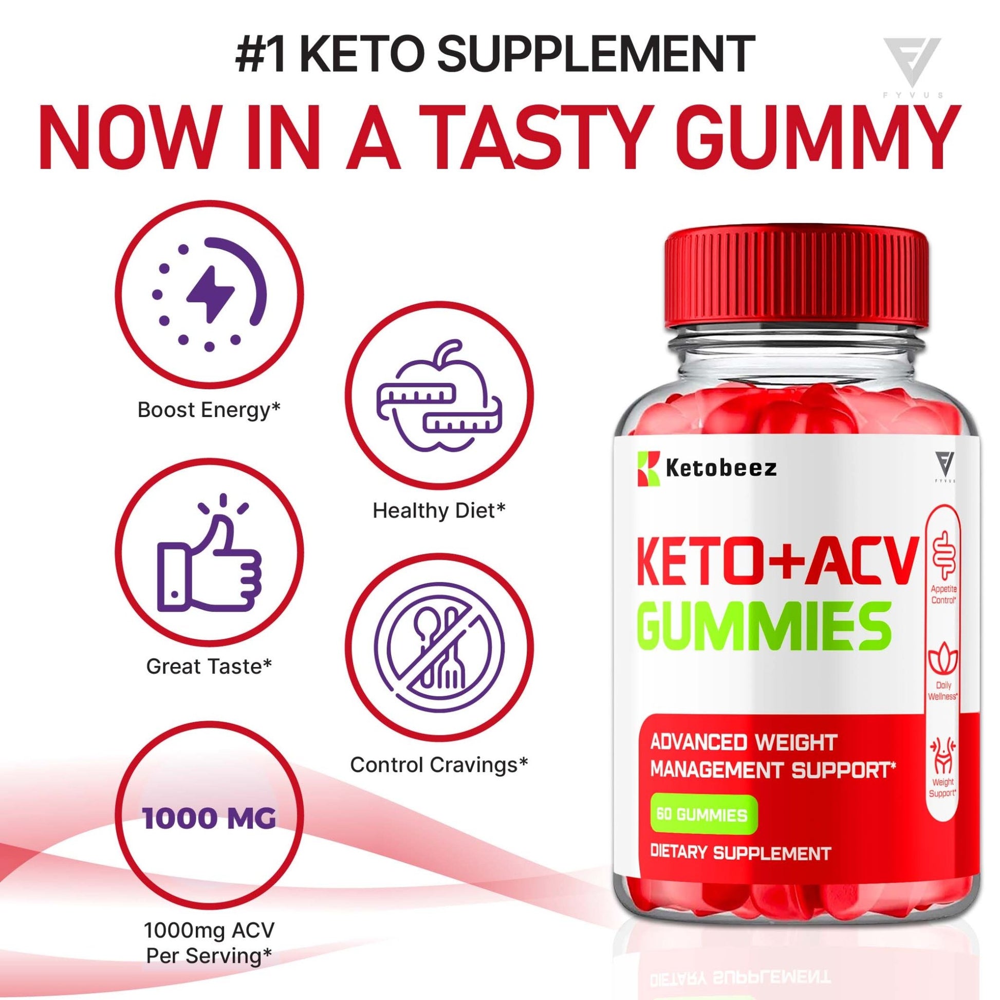 Ketobeez - Keto ACV Gummies - Vitamin Place