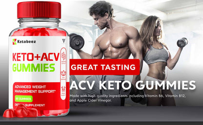 Ketobeez - Keto ACV Gummies - Vitamin Place - Apple Cider Vinegar Gummies
