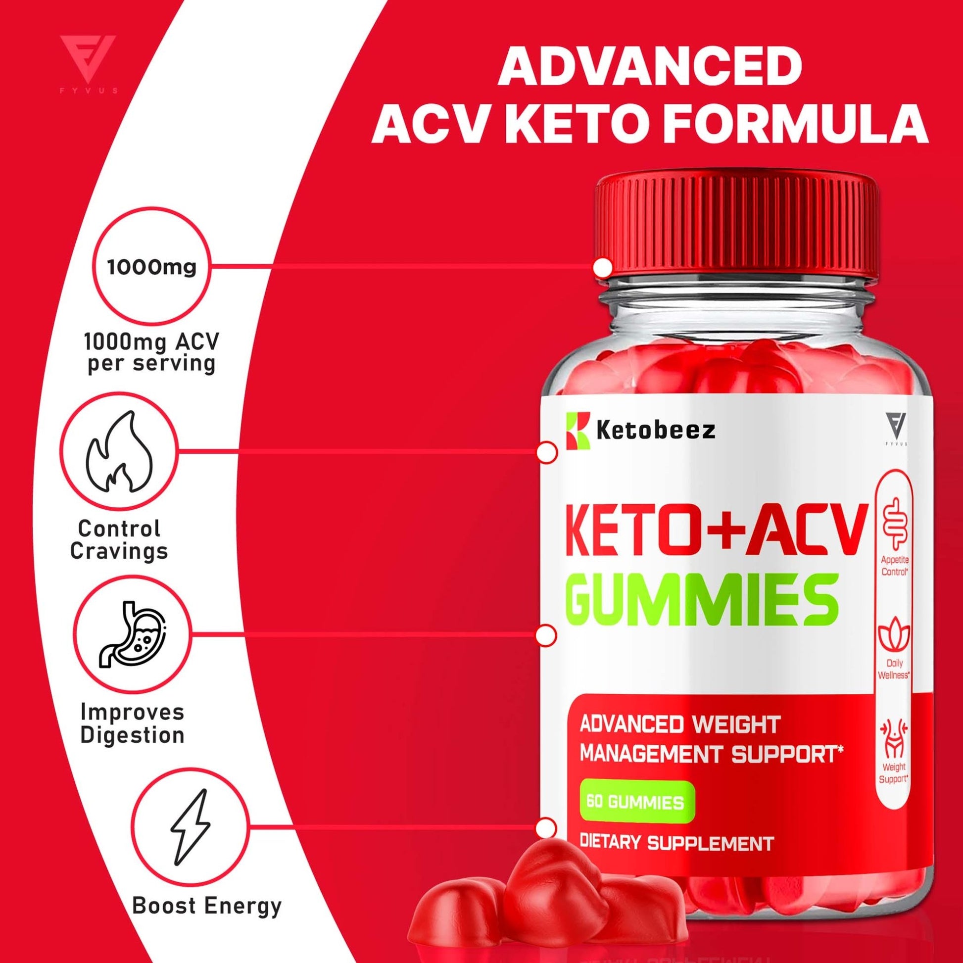 Ketobeez - Keto ACV Gummies - Vitamin Place