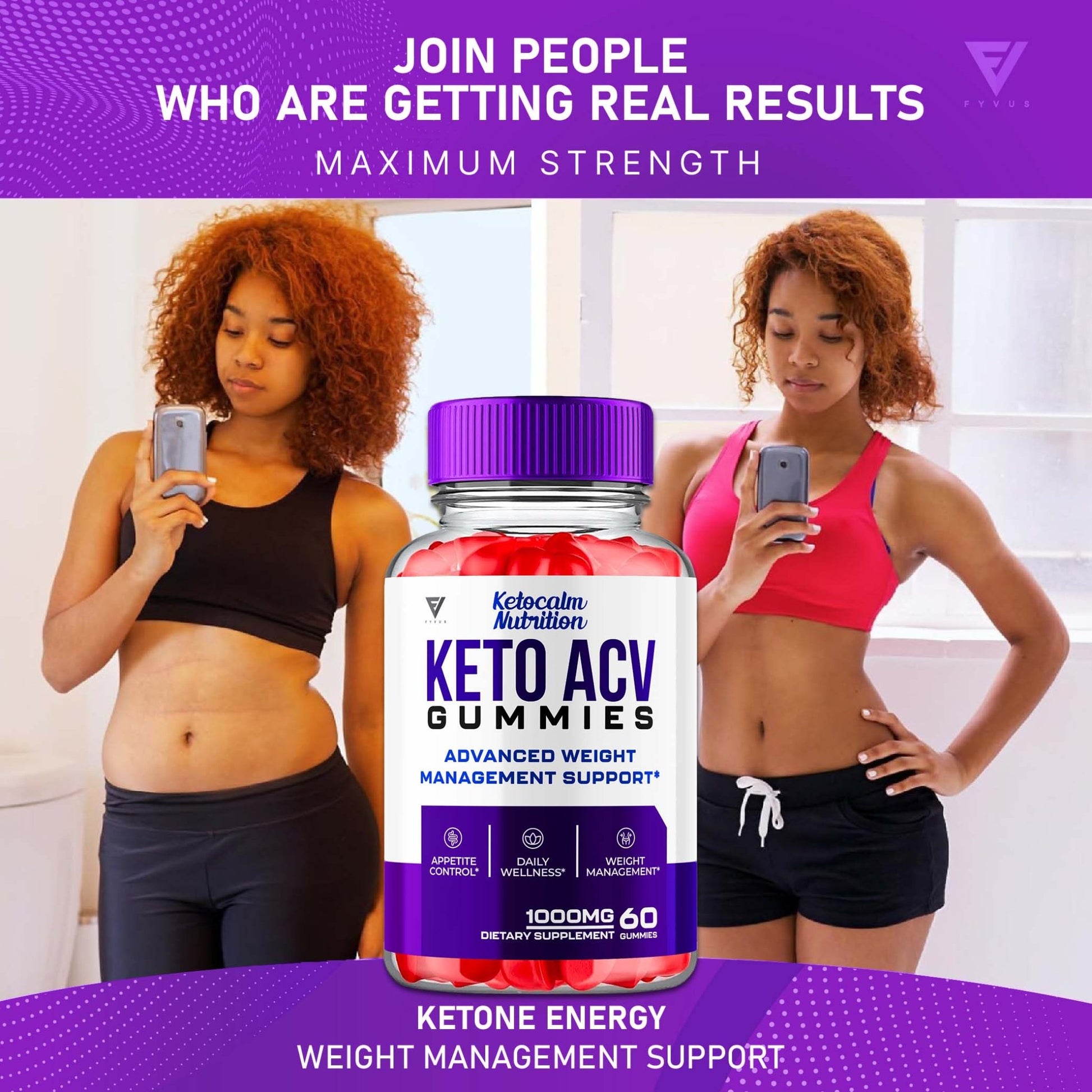 Ketocalm - Keto ACV Gummies - Vitamin Place