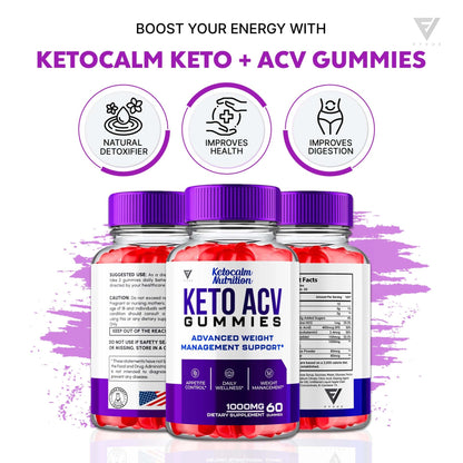 Ketocalm - Keto ACV Gummies - Vitamin Place