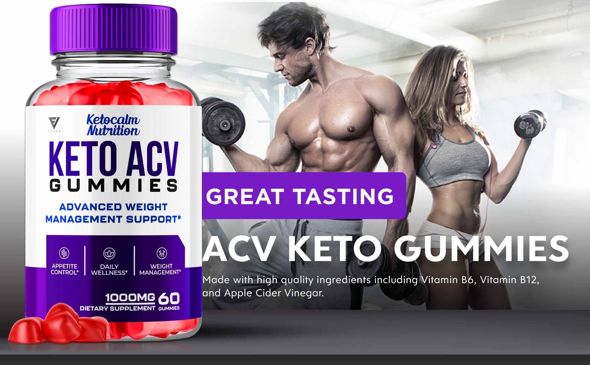Ketocalm - Keto ACV Gummies - Vitamin Place