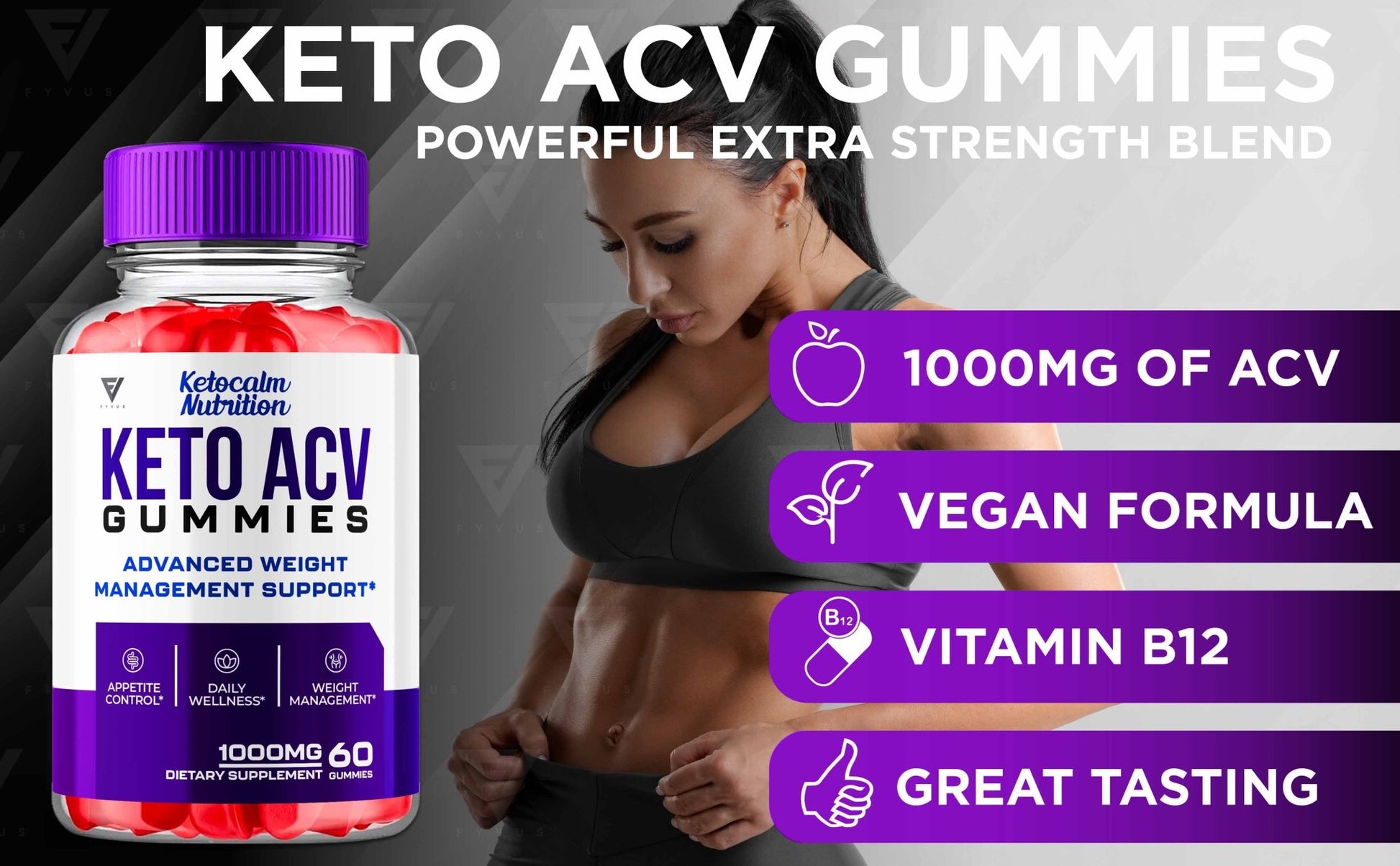 Ketocalm - Keto ACV Gummies - Vitamin Place