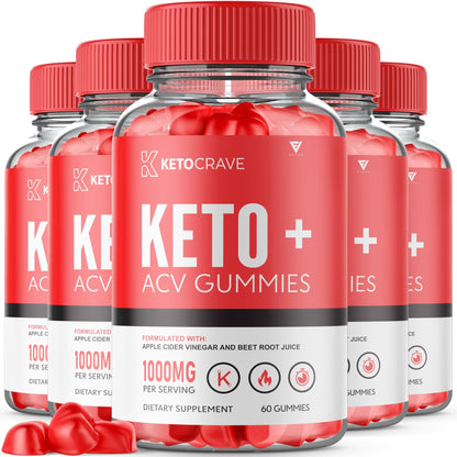 KetoCrave - Keto ACV Gummies - Vitamin Place - Apple Cider Vinegar Gummies