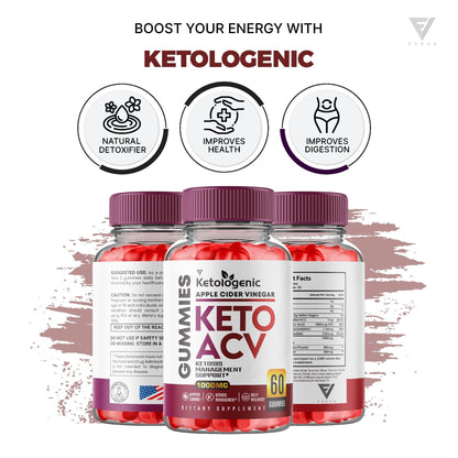 Ketologenic - Keto ACV Gummies - Vitamin Place - Apple Cider Vinegar Gummies