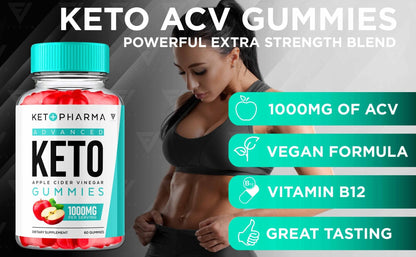 KetoPharma - Keto ACV Gummies - Vitamin Place - Apple Cider Vinegar Gummies