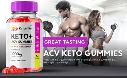 Ketoshify - Keto ACV Gummies - Vitamin Place - Apple Cider Vinegar Gummies