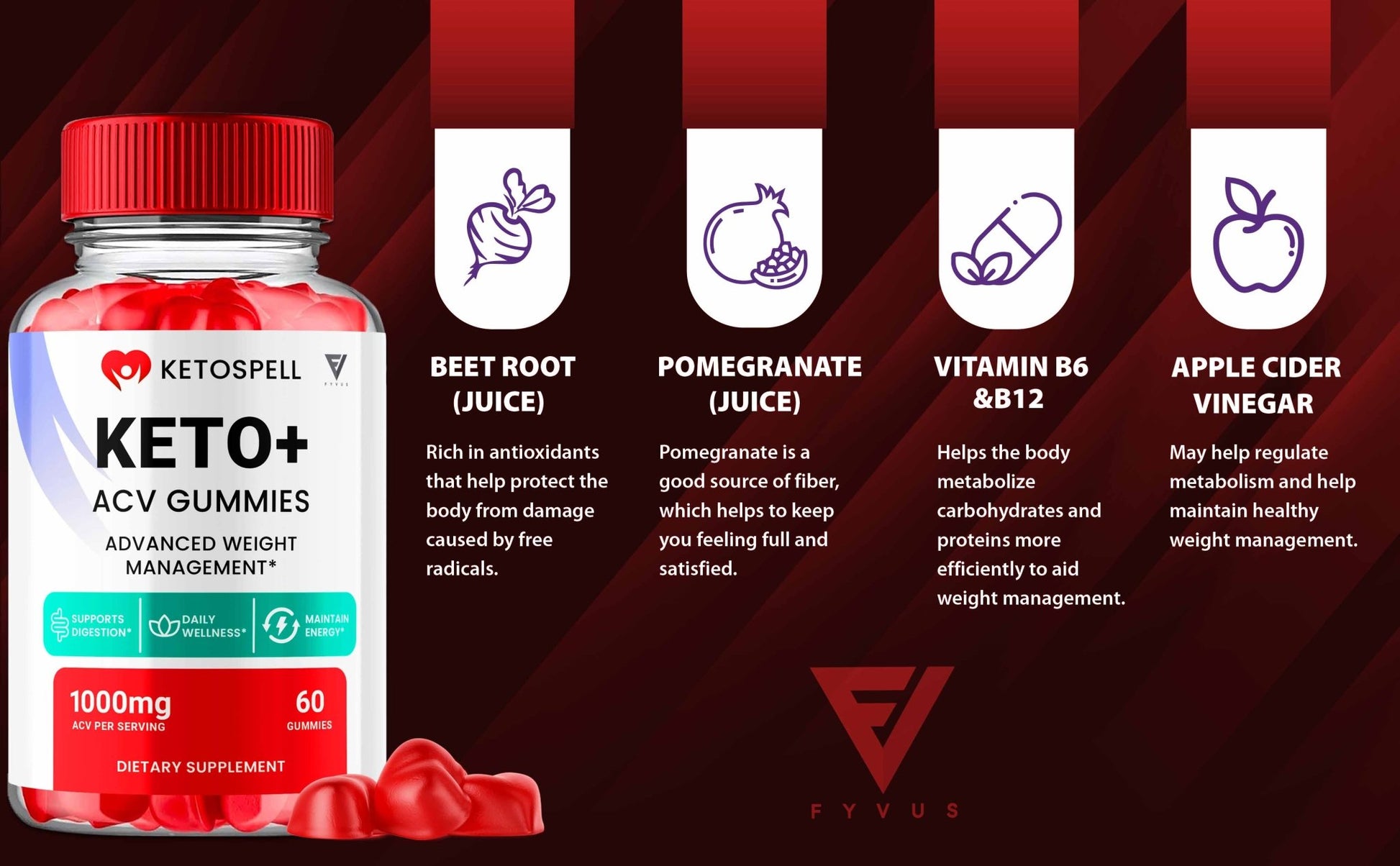 Ketospell - Keto ACV Gummies - Vitamin Place